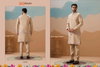 Royal Rivaaj by Shubhvastra Viscose Mens Kurta With Koti Bottom Exporters In India