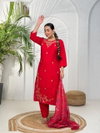 Naisha K 359 Roman Handwork Kurti With Pant And Dupatta Best Wholesale Shop In Surat