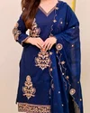 KF 101 Kalaai Roman Silk Kurti With Bottom Dupatta
