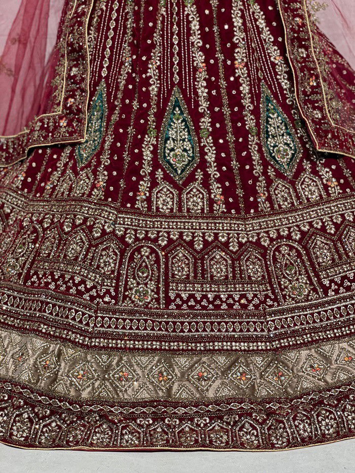 Kb 1084 A And B Designer Embroidered Lehenga Choli Online Wholesale