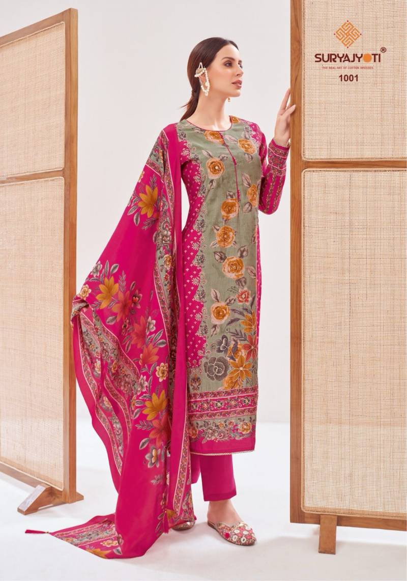 Kusum Vol 1 By Suryajyoti Printed Dress Material Wholesale Shop In Surat