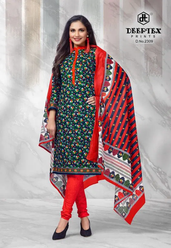 Deeptex Chief Guest 23 Fancy Regular Wear Printed Cotton Dress Material Collection