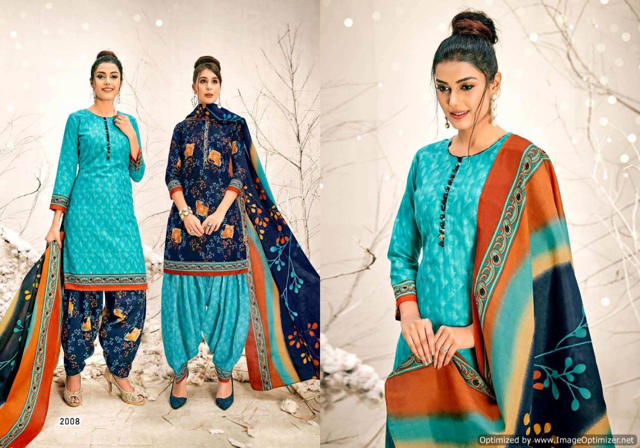 Latest Designer Printed Soft Cotton Dress Material With Cotton Dupatta