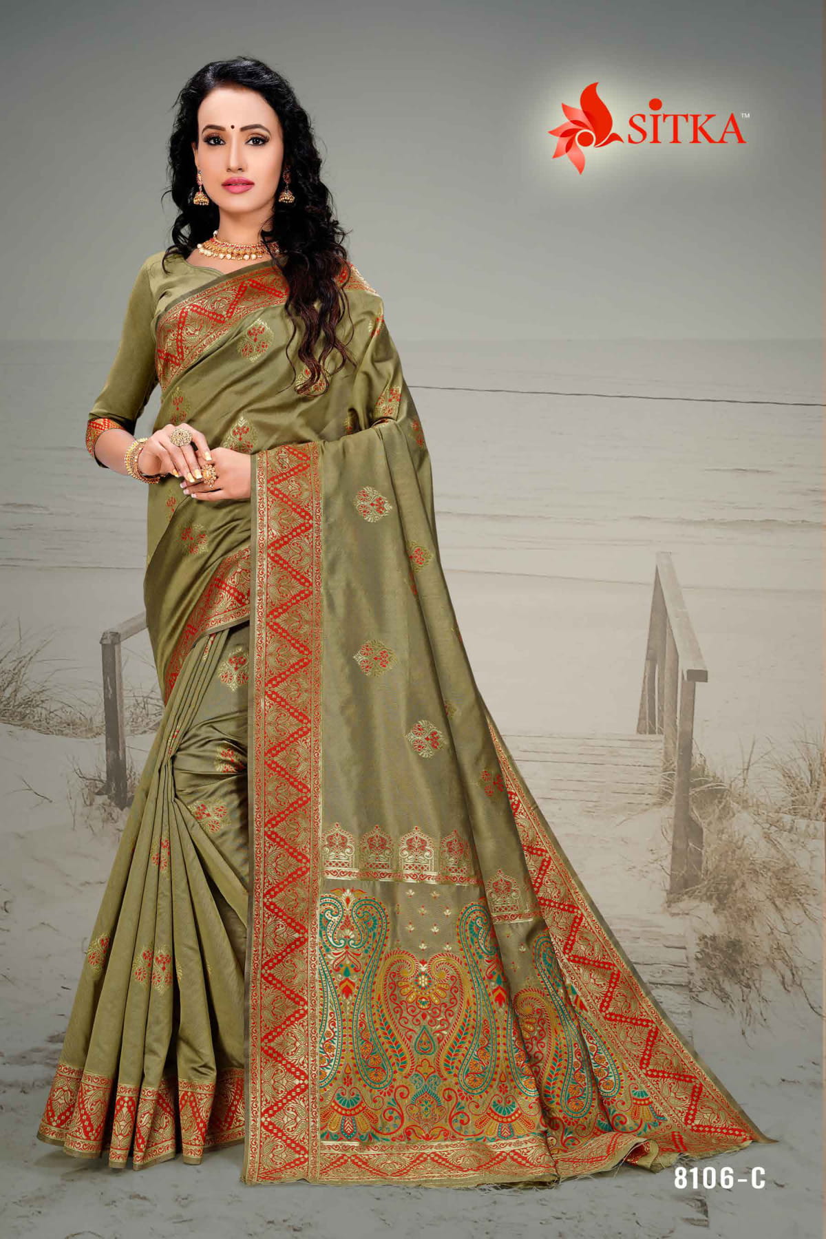 Latest Designer Party Wear Cotton Silk Saree Collection 