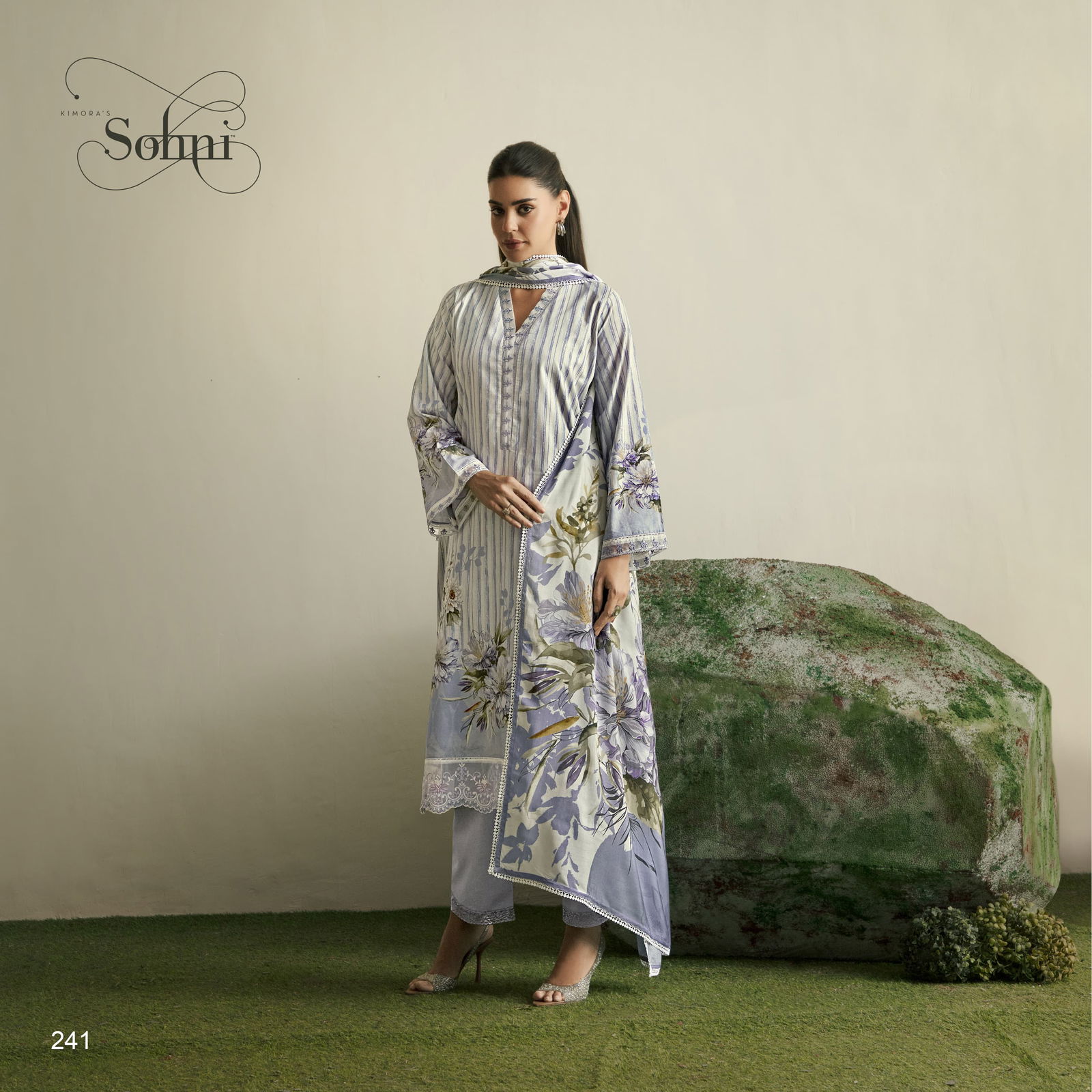 Flora Vol 17 By Kimora Sohani Lawn Printed Salwar Suits Surat Wholesale Market