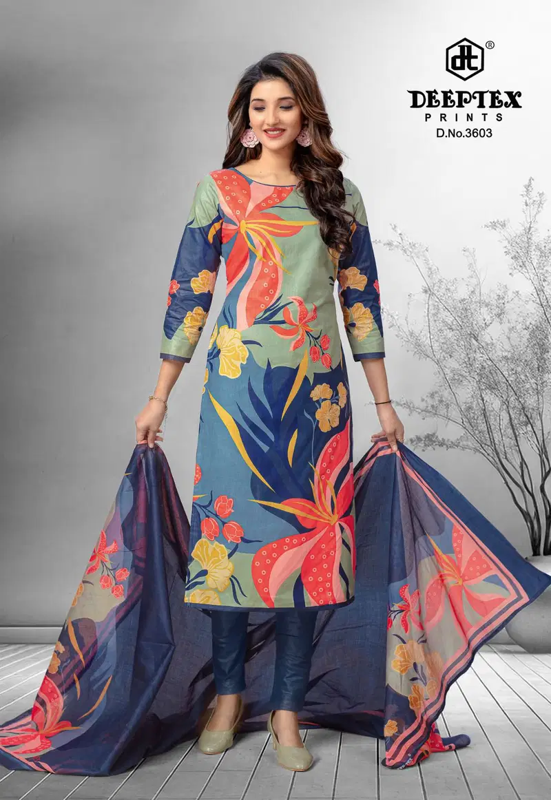 Deeptex Chief Guest Vol 36 Cotton Dress Material Exporters In India