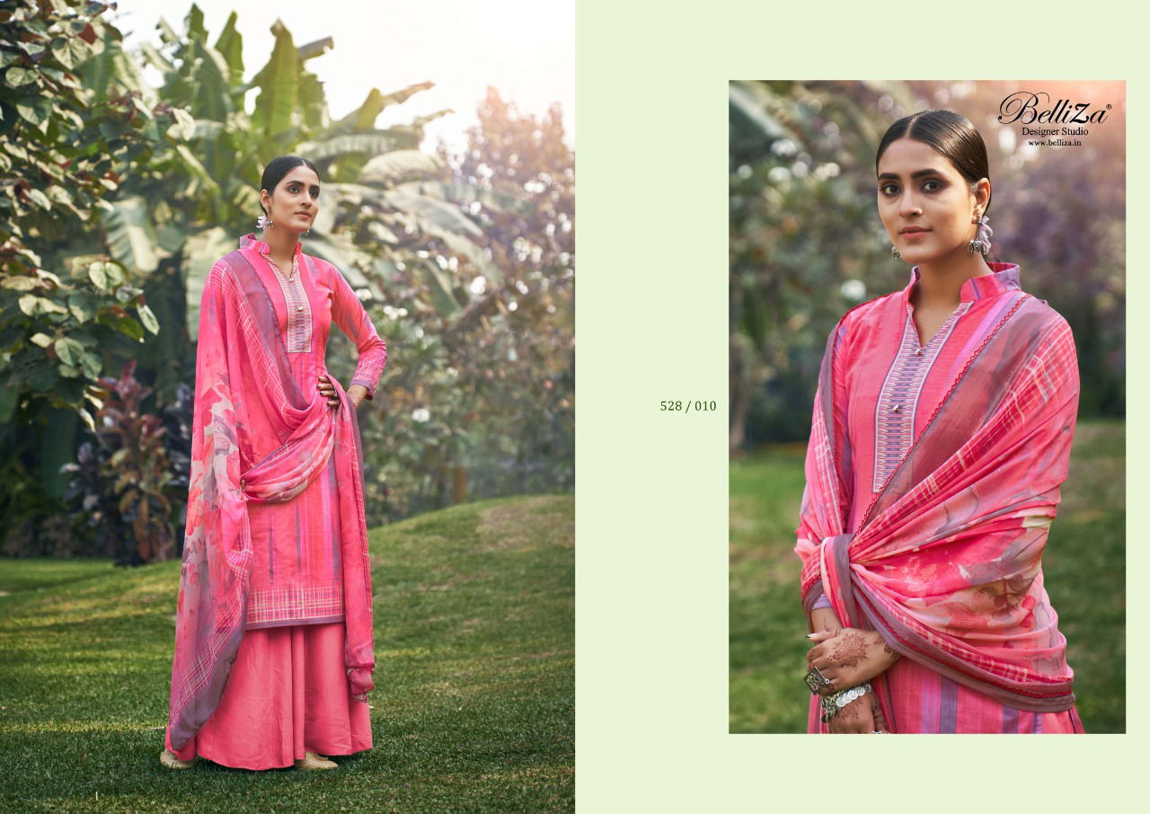 Belliza Nazrana 9 Latest Regular Wear Digital Printed Cotton Dress Material Collection