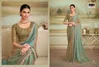 Muted Teal Colour Salsa Style Vol 5 By Tfh Wholesale Party Wear Sarees In India 8105