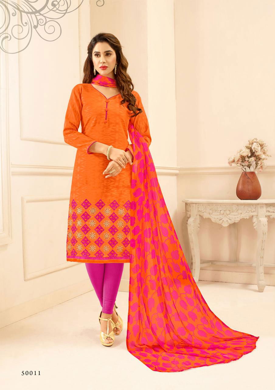 K Divanshi Designer Printed Cotton Dress Material