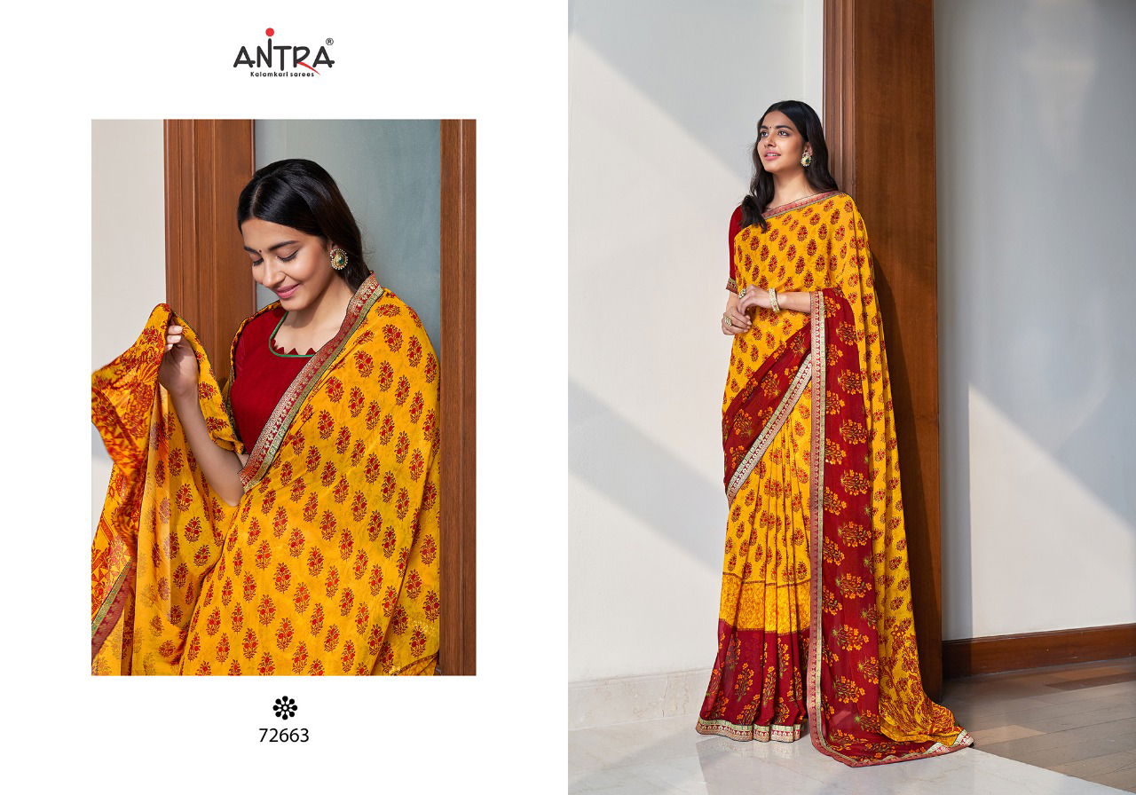 ANTRA SAVERA Latest Designer Fancy Regular Casual Wear Weightless printed saree Collection