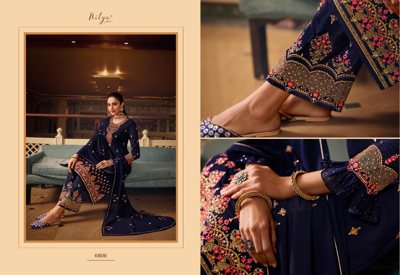 LT VOL -168 Latest Heavy Fancy Designer Festive Wear Georgette With Heavy Embroidery Work Salwar Suit Collection 