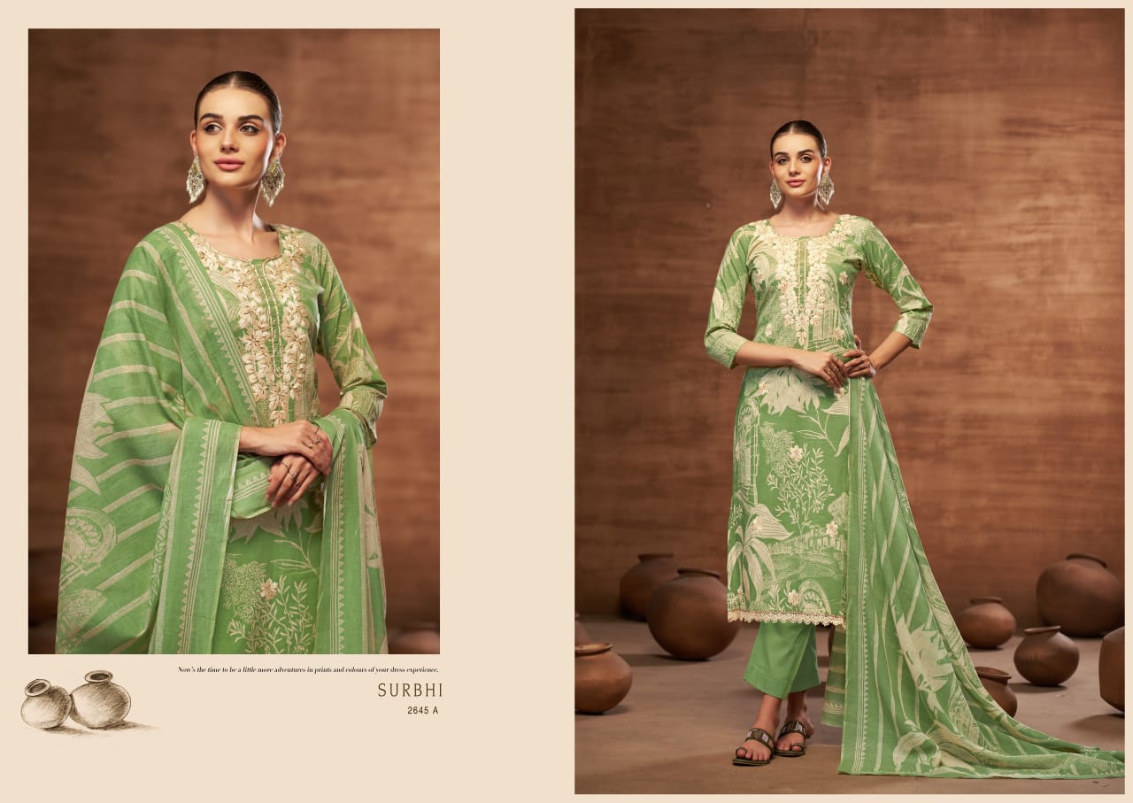 Surbhi by Sargam Cambric Printed Designer Salwar Suit Suppliers In India