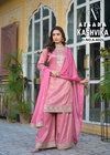 Kashvika By Afsana Viscose Shimmer Embroidery Readymade Suits Exporters In India