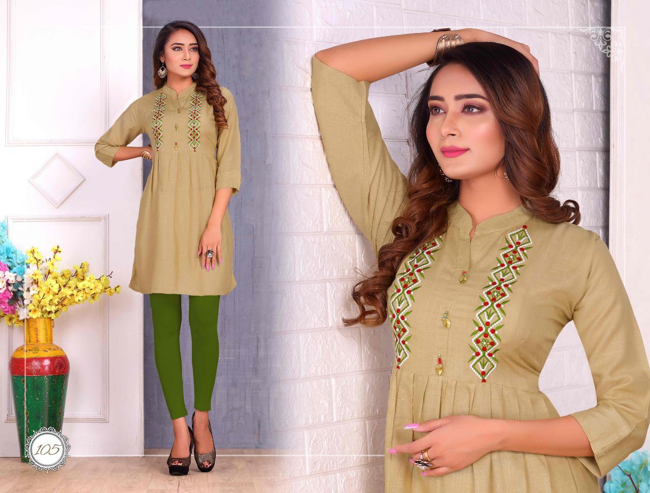 Fiza Vol 3 Latest Designer Party Wear Royal Heavy Rayon Kurtis Collection