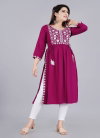 Naira Cut 03 Rayon Designer Fancy Kurti  Wholesalers In Delhi