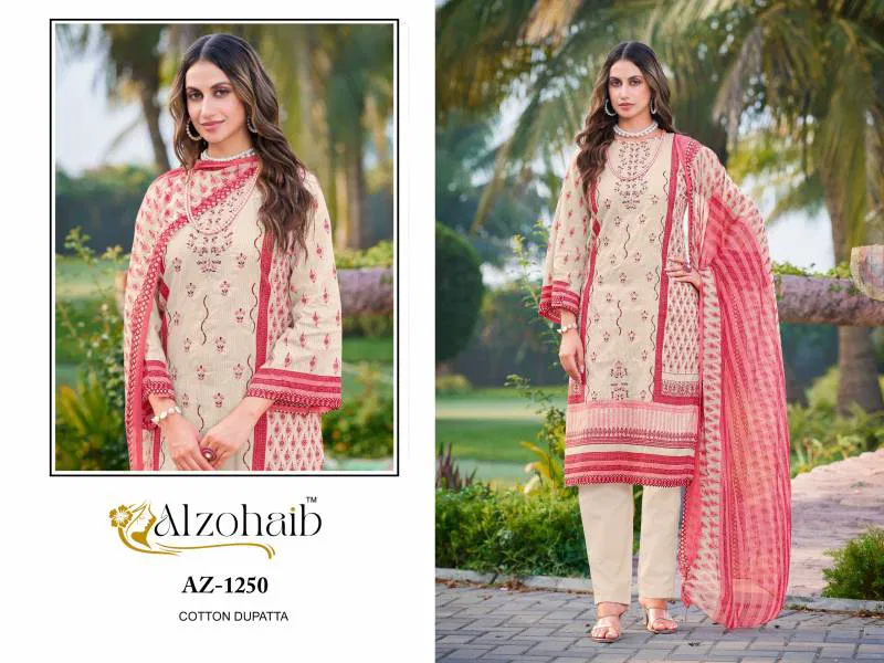 Ruaab Vol 1 By Alzohaib Chiffon Dupatta Pakistani Salwar Suits Bulk Orders In India