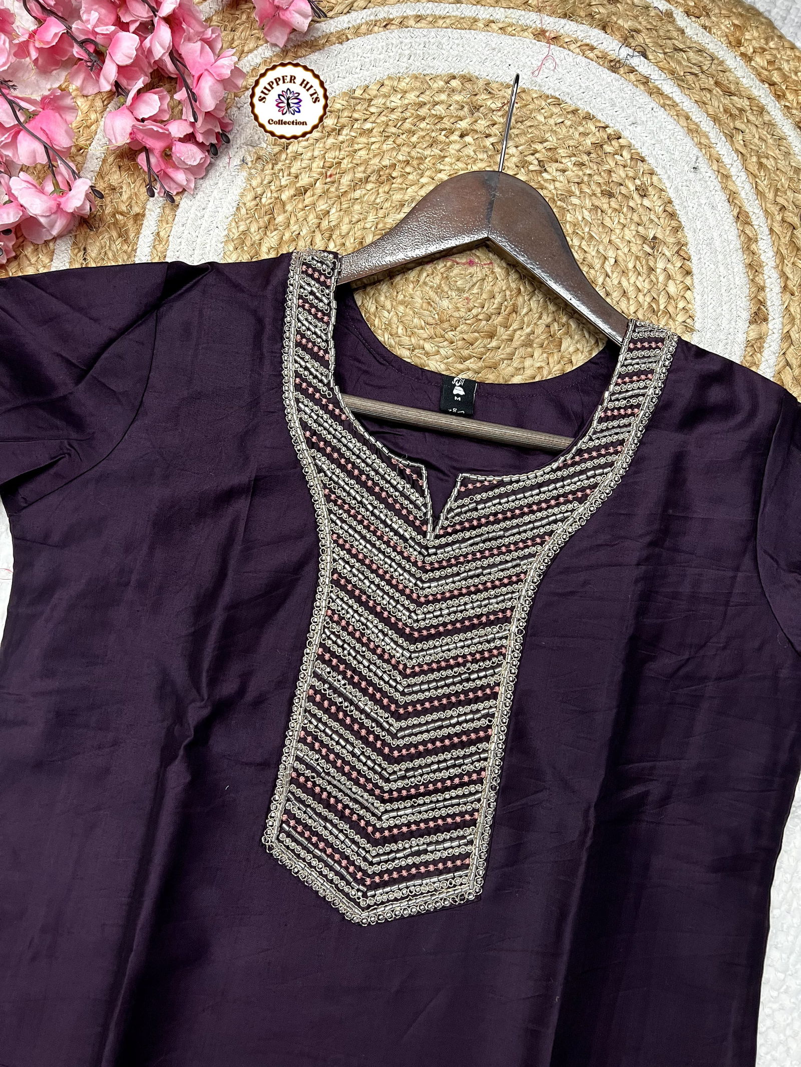 KF 5016 Kalaai Viscose Chanderi Kurti With Bottom Dupatta Suppliers In India
