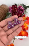 AD Diamond Oxidised Wholesale Earring  in India