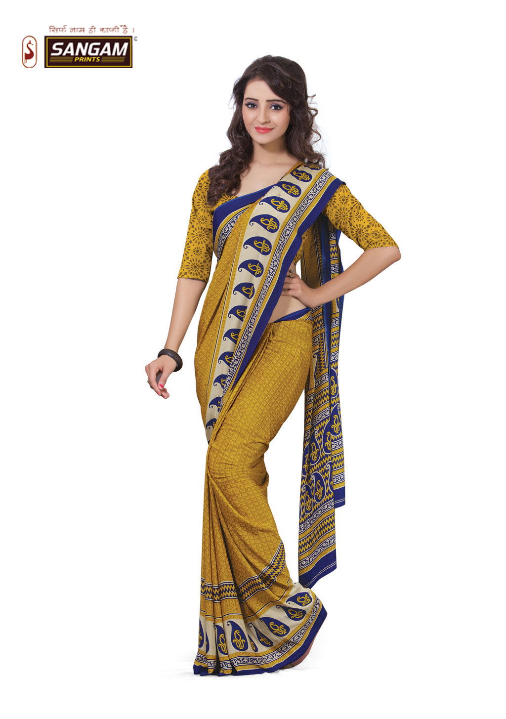 Sangam Kimora vol 1 Printed Uniform Latest Exclusive Pure Linen Casual Wear Saree Collection