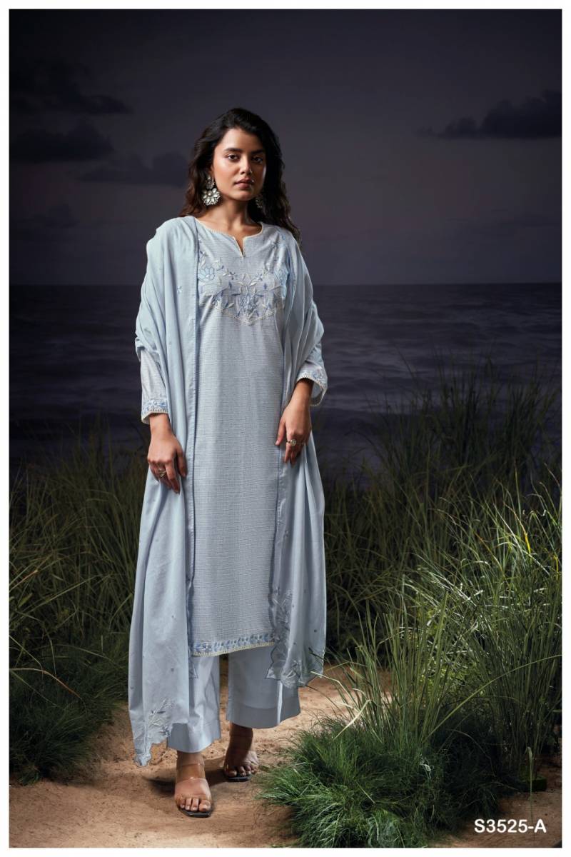 Aavreen By Ganga Cotton Printed Embroidered Salwar Suit Best Wholesale Shop In Surat