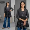 Naisha K 825 Cotton Printed Fancy Short Top Wholesale In India