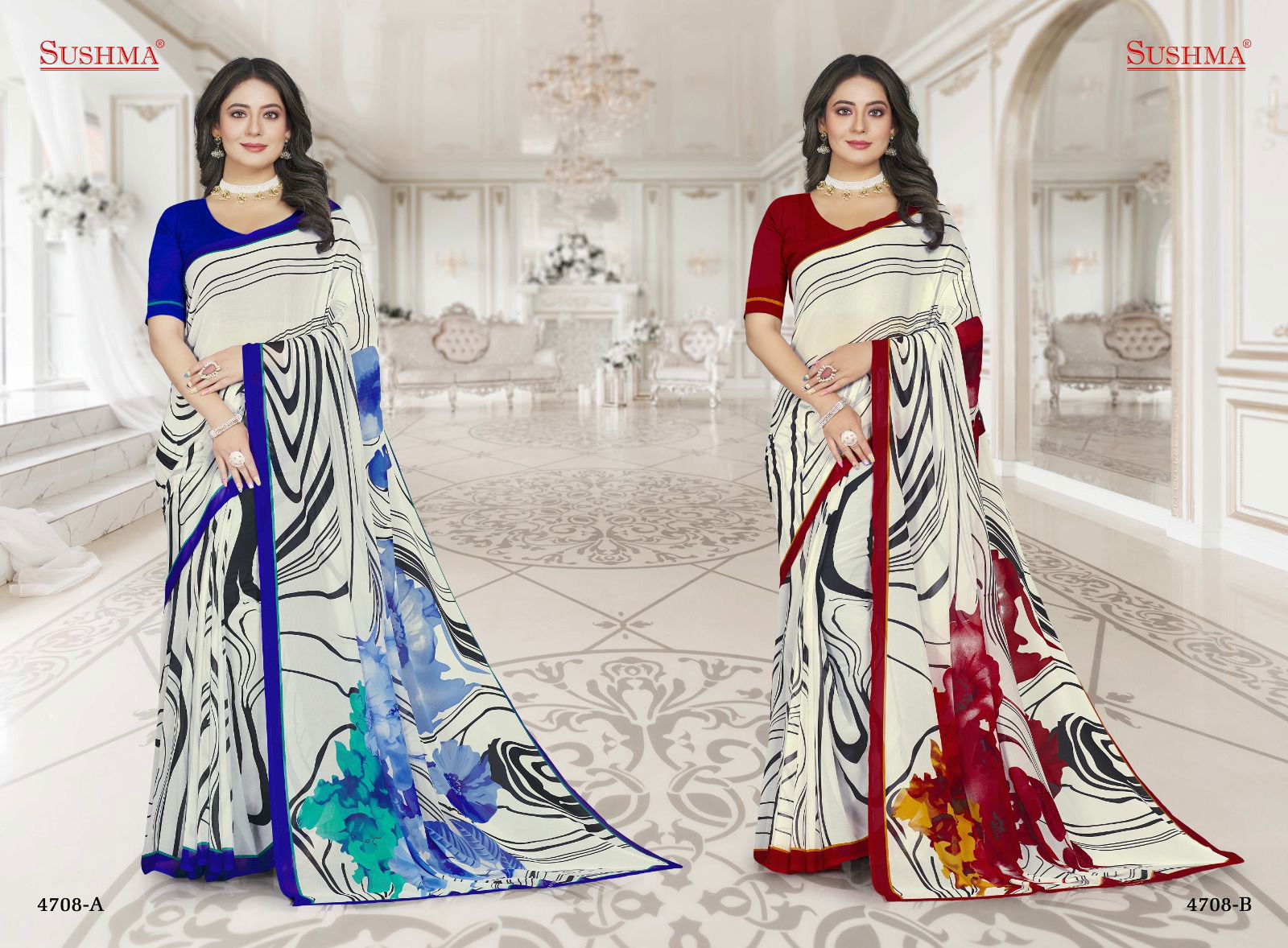 Stylilish Vol 47 By Sushma Georgette Daily Wear Sarees Catalog