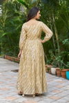 Ctz Padmaja Chinon Crepe Balloon Sleeves Fancy Online Gown Wholesale
