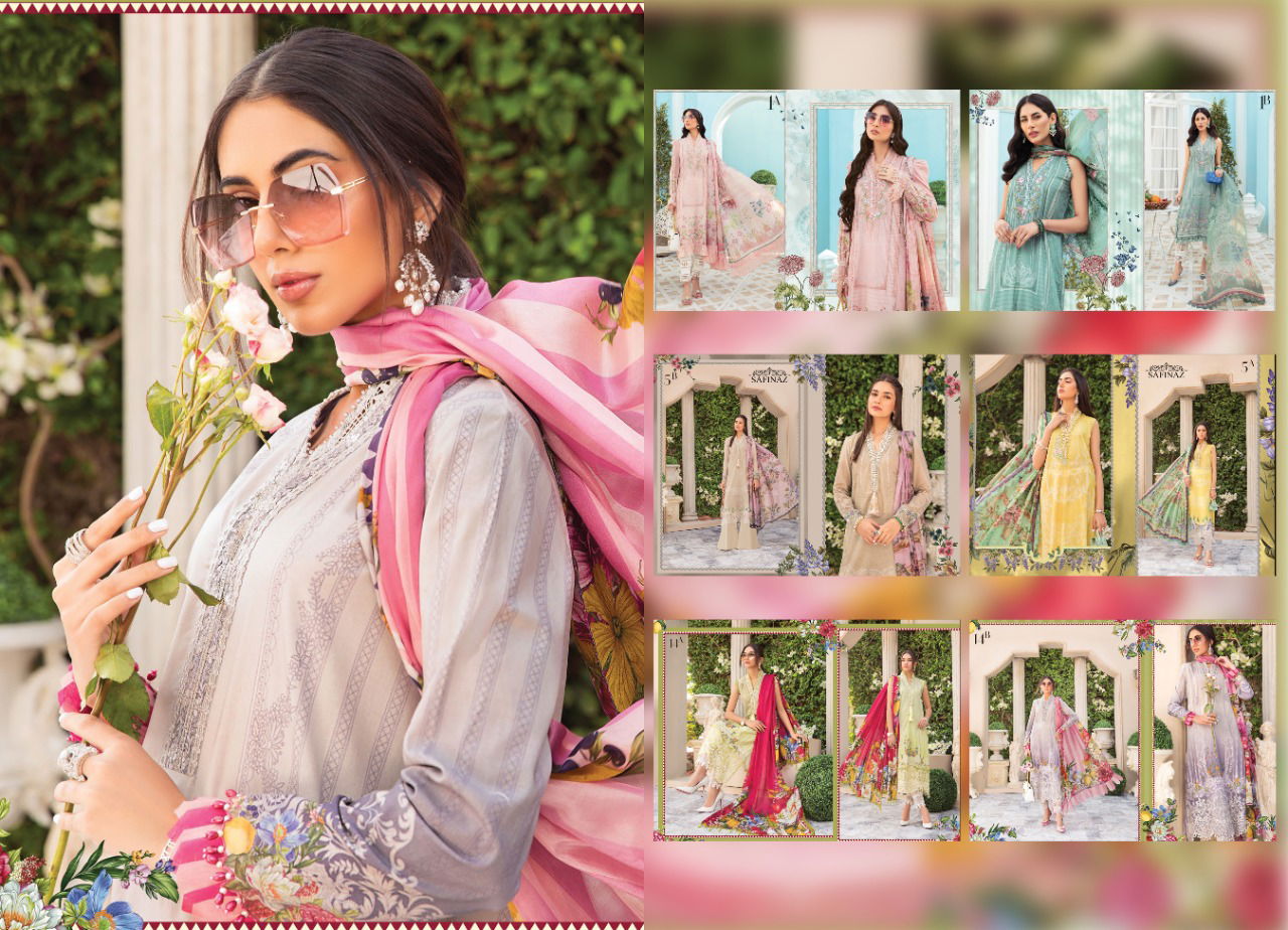 Safinaz Maria B M Print 7 New Heavy Festive Wear Embroidery Pakistani Salwar Kameez Collection