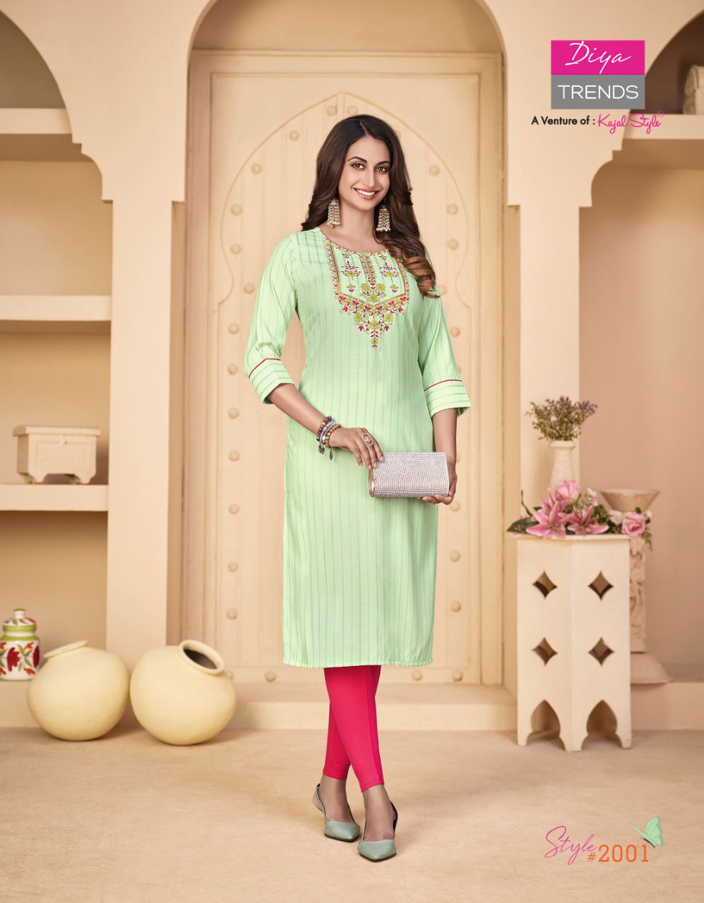  Fashion Story 2 Fancy Ethnic Wear Designer Rayon Latest Kurti Collection