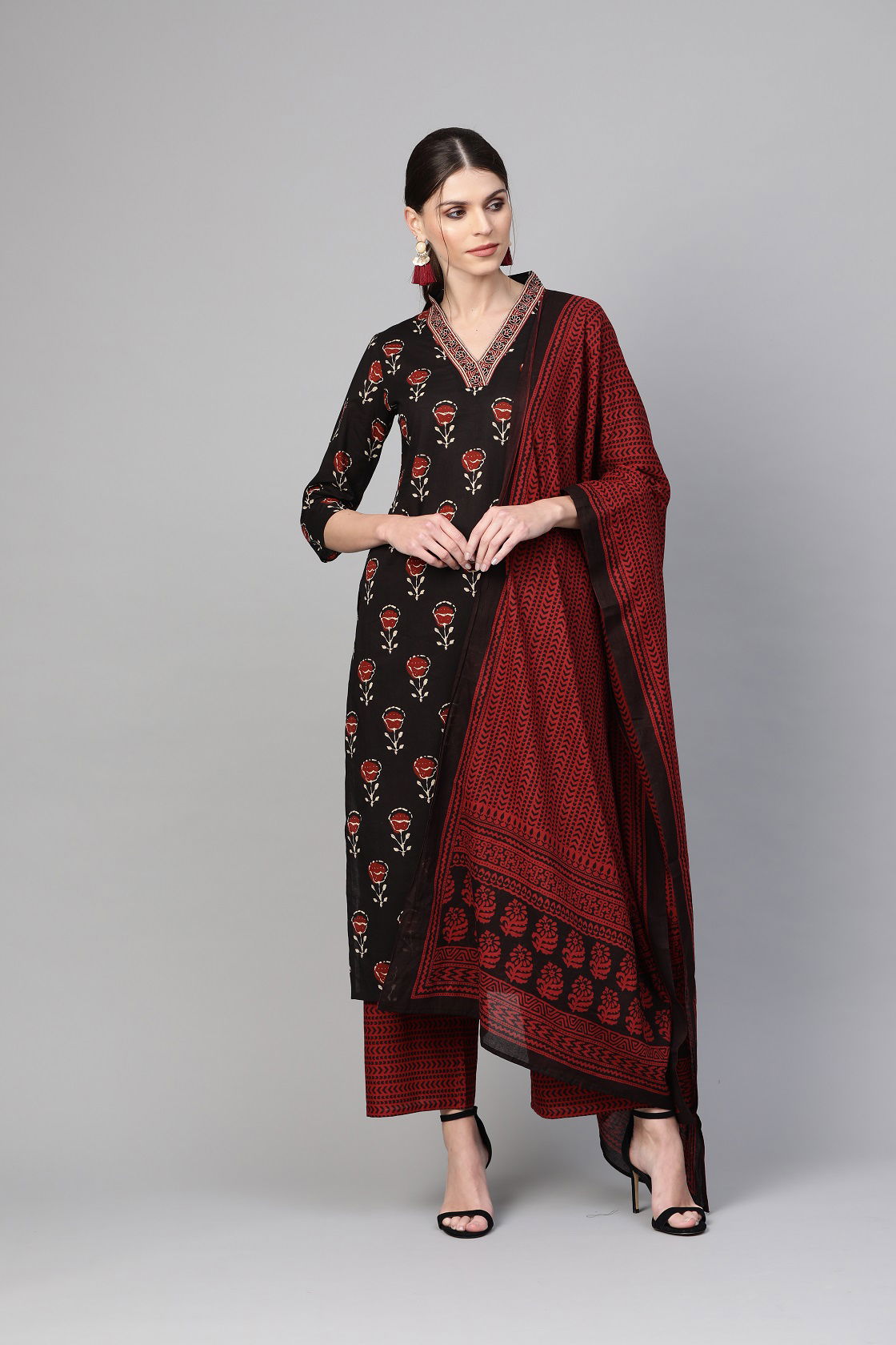 Era Rubi 5 Latest Designer Casual Wear Festive Wear Printed Ready Made Kurti With Plazzo Style Bottom Collection
