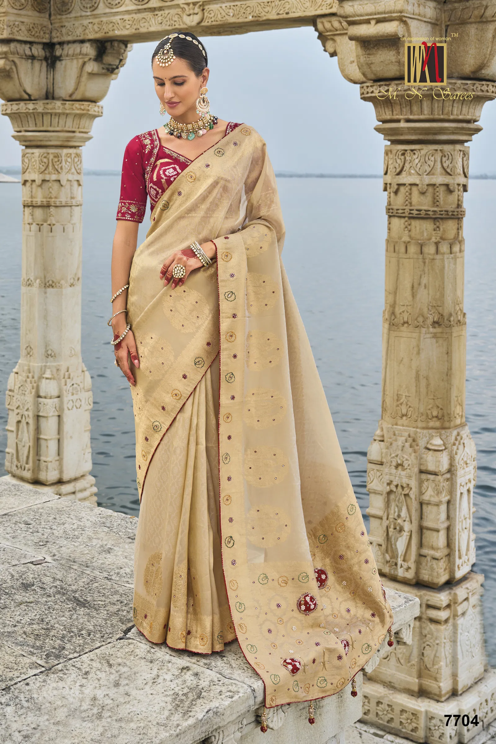 Shahi Poshak Vol 2 By M.N Reception Wear Sarees Wholesale Market In Surat