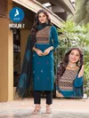 Muskan 2 By Kaya Rayon Kurti With Bottom Dupatta Wholesale Market In Surat
