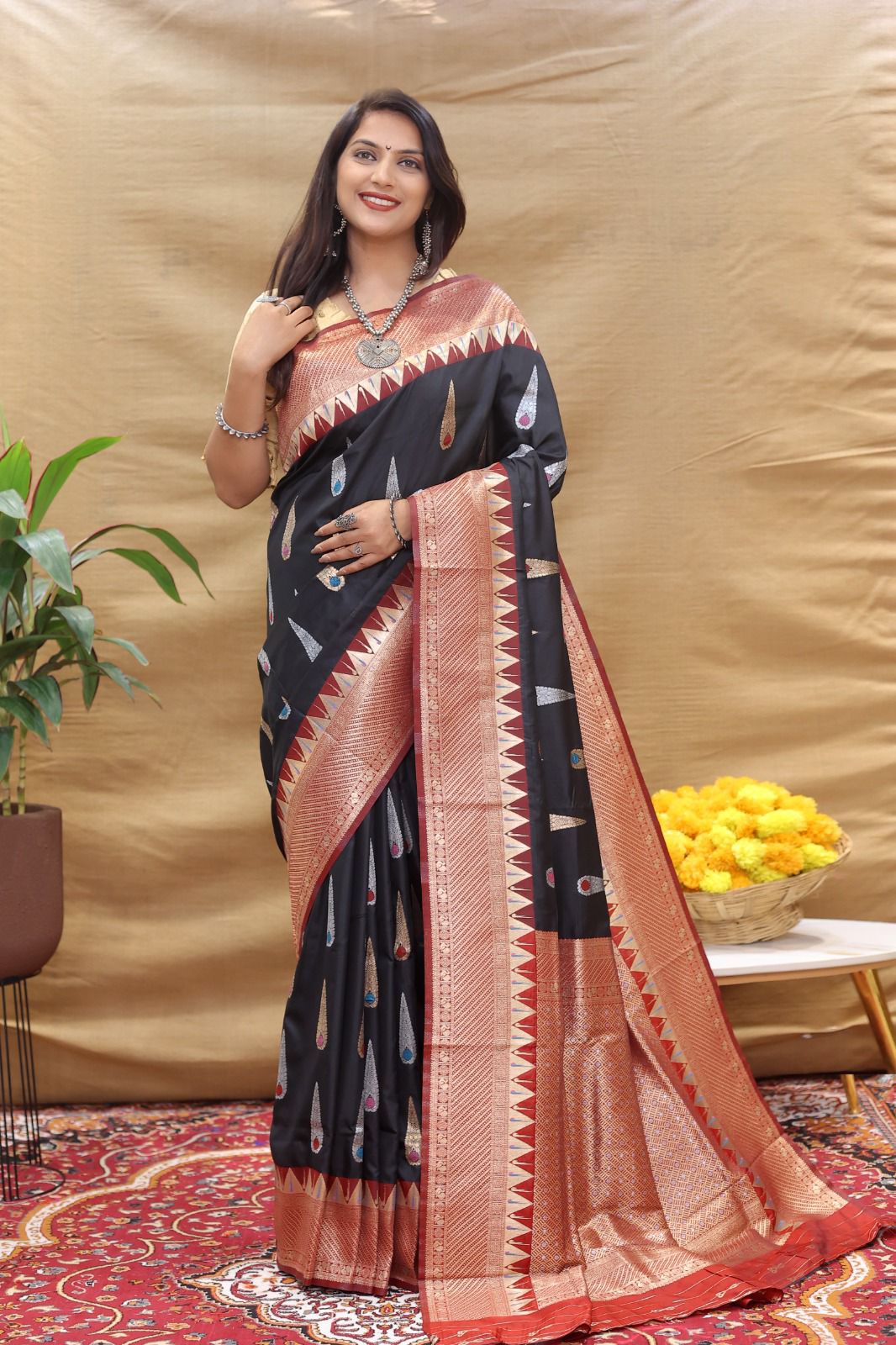 Policona Ratna Tilak Silk Sarees Catalog