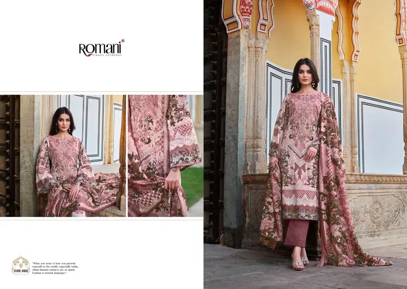 Aarzu Vol 16 By Romani Soft Cotton Printed Dress Material Exporters In India