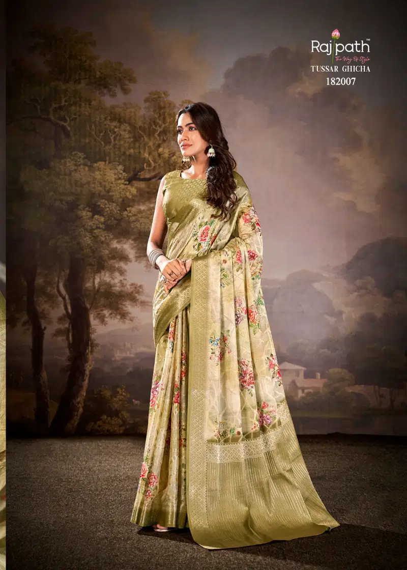 Manorama Silk By Rajpath Cotton Silk Saree Suppliers In India