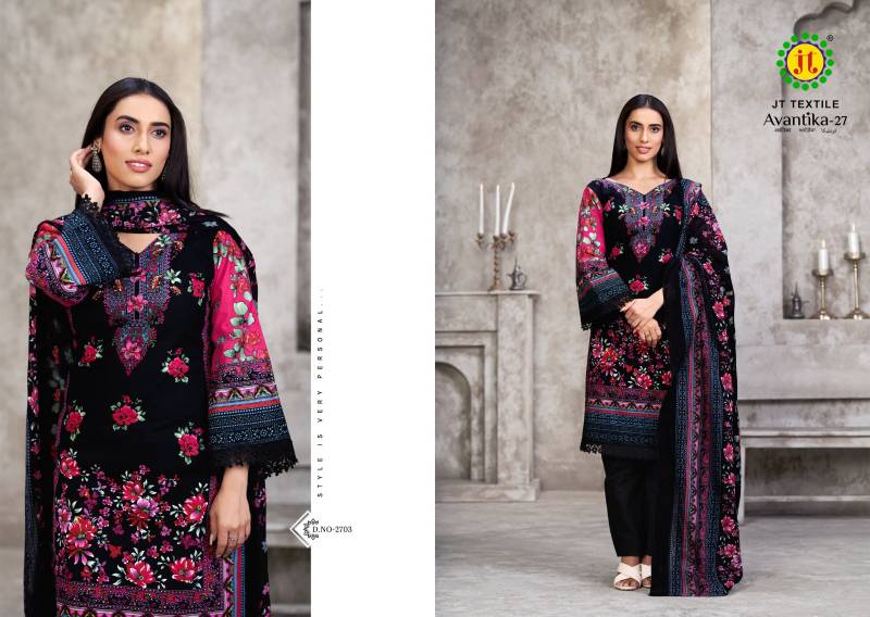 Jt Avantika Vol 27 Cotton Printed Dress Material Wholesale Shop In Surat
