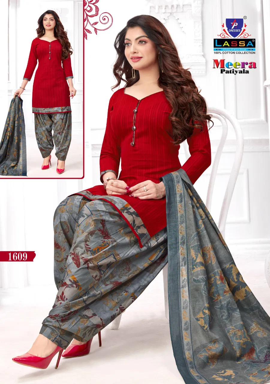 Arihant Lassa Meera 16 Latest Fancy Designer Regular Casual Wear Patiala Printed Dress Material Collection
