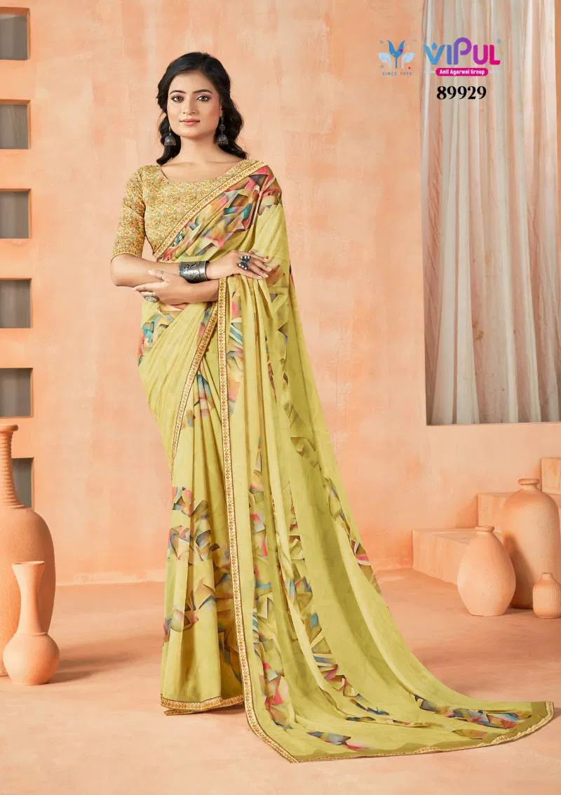 Aardhya Vol 2 By Vipul Weight Less Printed Fancy Saree Wholesalers In Delhi