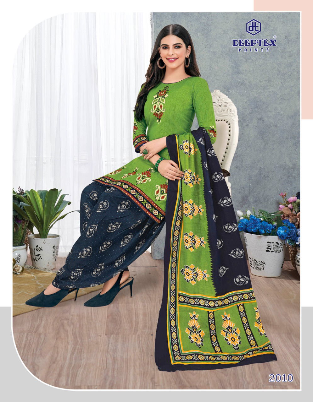 Deeptex Designer Printed Cotton Dress Material Collection