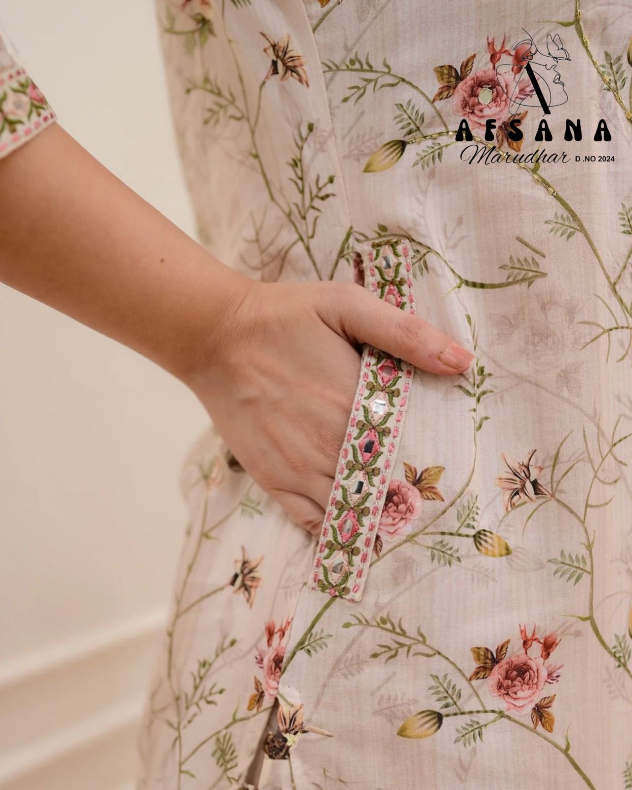 Marudhar By Afsana Shifli Chikankari Kurti With Bottom Catalog