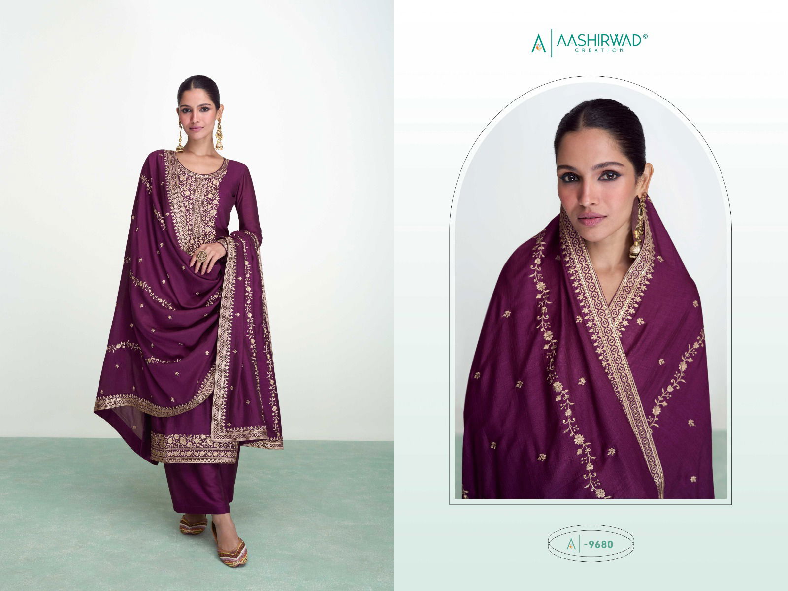 Syra By Aashirwad Premium Silk Salwar Kameez Catalog