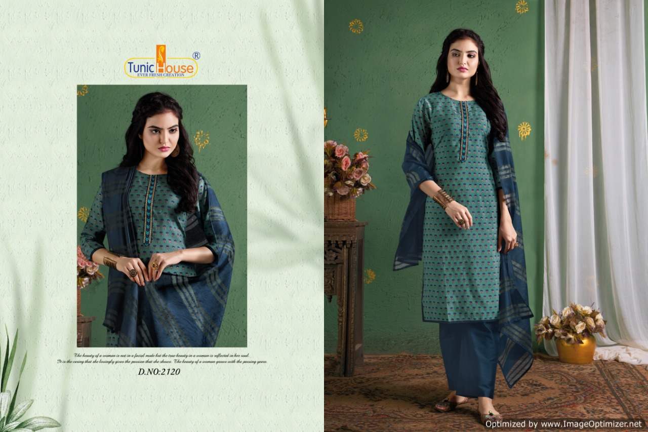 Tunic House Eba 3 Muslin Silk Fancy Ethnic Wear Designer Ready Made Collection
