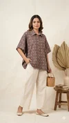 K 924 Vol 2 By Naisha Cotton Printed Kaftan Style Shirt Ladies Tops
