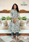 Flower Velly Vol 1 By Vaniska Aline Cut Surat Kurti With Bottom Wholesale Market
