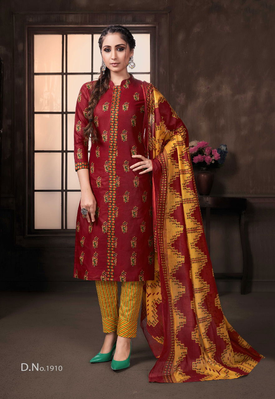 Sc Three Star vol 19 New Exclusive Cotton Printed Casual Wear Dress Material Collection 