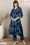 Indo Era 2580 Floral Printed Cotton Kurta With Trousers Wholesalers In Delhi