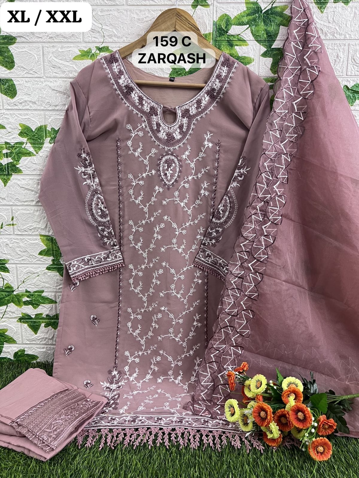 Zarqash Z 159 Faux Georgette Pakistani Readymade Suits Catalog
