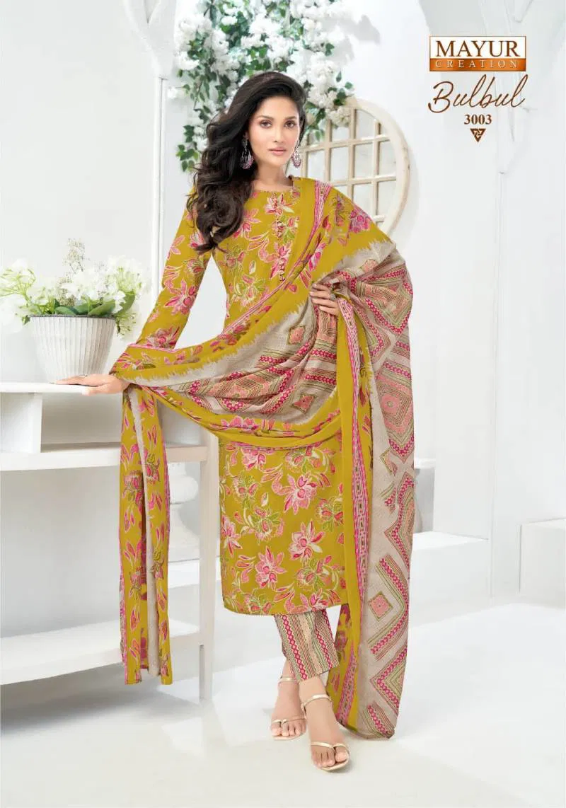 Bulbul Vol 3 By Mayur Cotton Printed Dress Material Bulk Orders In India