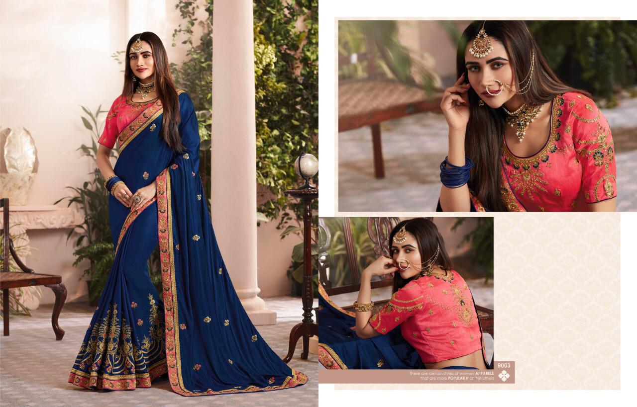 Sringar Latest Designer Wedding Wear Party Wear Jari Thread Embroidery Work With Stone Work