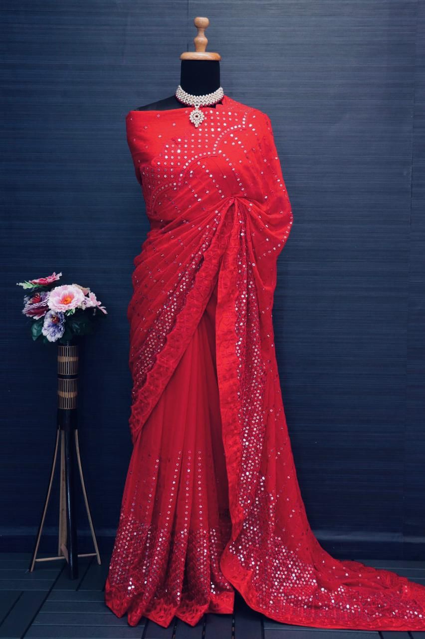BT 361 Soft Georgette Party Wear Saree Wholesale Market In Surat With Price